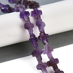 Natürlichen Amethyst Perlen Stränge&nbsp;G-I369-A23-02