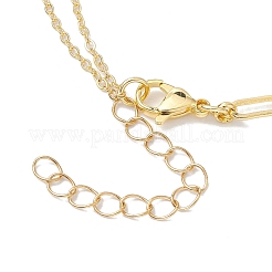 Collane con ciondolo a mano di Hamsa con micro pavé di zirconi cubici in ottone&nbsp;NJEW-JN04729