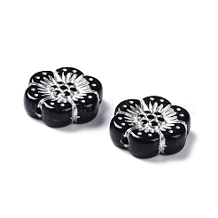 Perline acriliche opache nere&nbsp;OACR-G016-32B