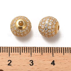 925 Sterling Silber Micro pave Zirkonia Perlen&nbsp;LS-STER-H110-24C-01G