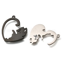Geteilte Anhänger aus Edelstahl 304&nbsp;STAS-Z119-10