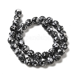 Fili di perline tinti con pietre preziose sintetiche&nbsp;G-P507-03B-05