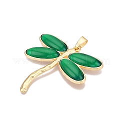 Cremagliera libellula placcatura lega pavé resina grandi pendenti&nbsp;FIND-N005-48G