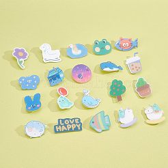 Broches de sécurité en acrylique&nbsp;JEWB-FH0001-01