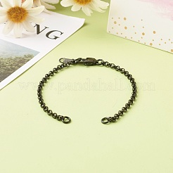 Accesorios para hacer pulseras de cadena rolo de acero inoxidable 304 hechas a mano&nbsp;AJEW-JB01026-02