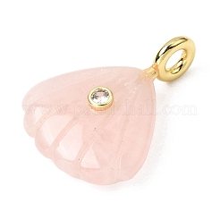 Pendentifs sculptés en quartz rose naturel&nbsp;X-G-C282-05H