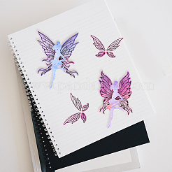 Individuelle Klarsichtstempel aus PVC-Kunststoff mit Sommermotiv&nbsp;DIY-WH0631-0240