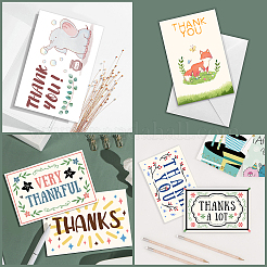 Dankeskarten und Papierumschläge&nbsp;DIY-SD0001-01A