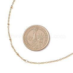 Collane con catena satellitare in acciaio inossidabile 304 per donna&nbsp;NJEW-JN05557