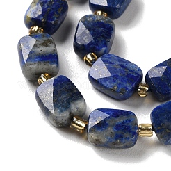 Natürlicher Lapislazuli Perlenstränge&nbsp;G-H061-A07-01