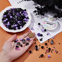 DIY-Sets zur Herstellung von Stretch-Armbändern im Gothic-Stil&nbsp;DIY-SC0033-41
