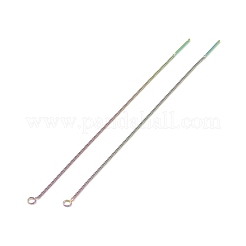Boucles d'oreilles à tige en acier inoxydable 304 avec placage ionique (IP)&nbsp;STAS-E161-07RC