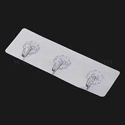 Perchas de pared acrílicas autoadhesivas&nbsp;AJEW-TADJ0001-09A-01