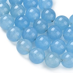 Gefärbte natürliche malaysia jade perlen stränge&nbsp;G-G021-01D-09