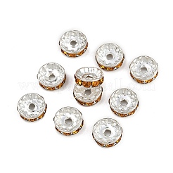 Perline distanziatori strass in ottone&nbsp;RB-A014-Z10mm-17S