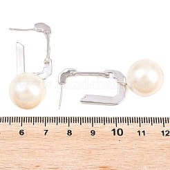 Ohrstecker aus Messing&nbsp;EJEW-G471-32P