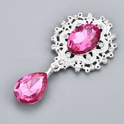 Flache Cabochons aus legiertem Aluminium&nbsp;RB-S063-11S
