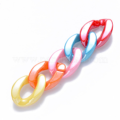 Anneaux de liaison acryliques opaques&nbsp;X-OACR-S036-001A-H