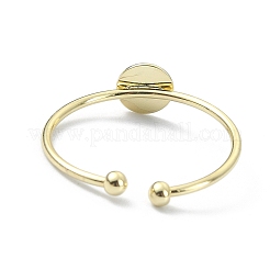 Risultati dell'anello del polsino aperto in ottone&nbsp;LS-KK-P232-01G