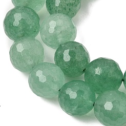 Naturales verdes fresa de cuarzo hebras de abalorios&nbsp;GG-CBA0166-A02-10mm