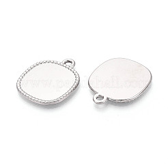 Cabochon pendenti in acciaio inossidabile 304&nbsp;STAS-N108-70P
