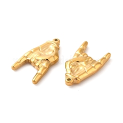 Pendentifs en acier inoxydable 304 avec placage ionique (IP)&nbsp;STAS-Q001-05G