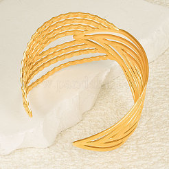 Brazaletes de acero inoxidable 304 para mujer&nbsp;CO0249-2