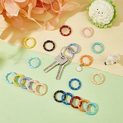 Anelli a molla in lega di zinco da 20 pz 10 colori&nbsp;FIND-HY0002-97