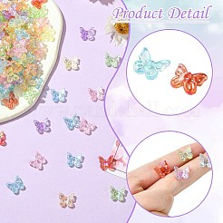 300 Stück transparente Acrylperlen mit UV-Beschichtung&nbsp;OACR-CJ0002-17