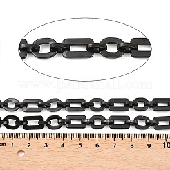 Ovale Ketten aus Edelstahl 201 mit rechteckigen Gliedern&nbsp;CHS-F024-01A-EB