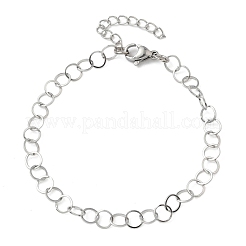 Rolo-Kettenarmbänder aus 304 Edelstahl für Damen&nbsp;BJEW-U043-02P