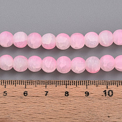 Perles en verre craquelé&nbsp;X1-GLAA-N009-8mm-02