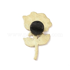 Emaille-Anstecker mit Rosenblüten&nbsp;JEWB-F045-02G