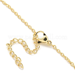 Coeur en laiton micro pavé de zircone cubique clair pour femme&nbsp;NJEW-B100-07G