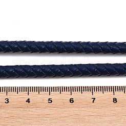Geflochtenes Lederband mit Kern&nbsp;WL-F009-6mm-04