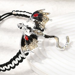 Pulseras de eslabones de aleación de pterosaurio&nbsp;BJEW-A165-01B