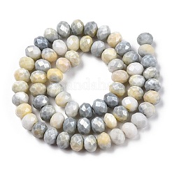 Colliers de perles de verre teintées à effet ombré&nbsp;X-GLAA-C023-02-B04