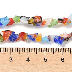 Handgemachte Millefiori Bunte Malerei Perlen Stränge&nbsp;LAMP-P070-02A-04