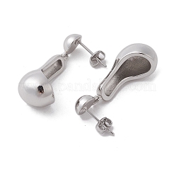Latón pendientes colgantes aretes&nbsp;EJEW-M244-04P