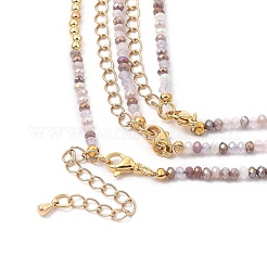 Collares de cuentas y conjuntos de collares con colgante&nbsp;NJEW-JN03076-01