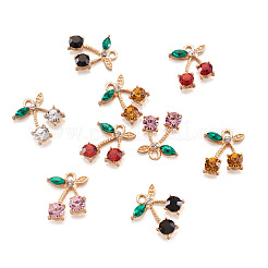 Legierung rhinestone-anhänger&nbsp;ALRI-TA0001-03G