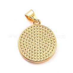Ciondoli smaltato in ottone&nbsp;KK-P209-03G-02-RS