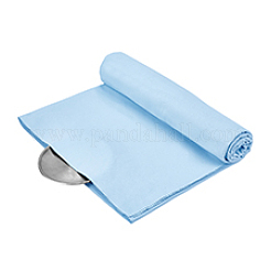 Wildleder Stoff Silber Poliertuch&nbsp;AJEW-WH0678-12B