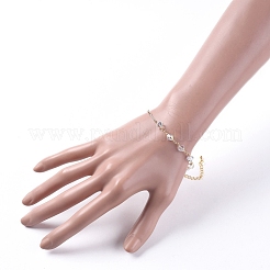 Bracelets de perles en cristal autrichien bicone&nbsp;BJEW-JB04806