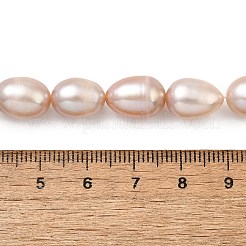 Brins de perles de culture d'eau douce naturelles&nbsp;PEAR-I007-01E-06C
