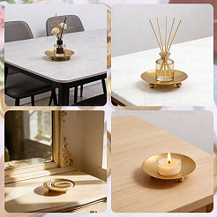 Portacandele in ferro per natale&nbsp;AJEW-WH0455-382G
