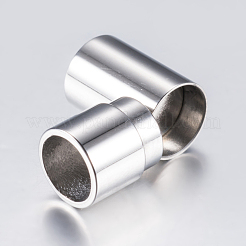 Fermoirs magnétiques en acier inoxydable 304 résistant au ternissement avec emembouts collées&nbsp;X-STAS-F132-55P-7mm