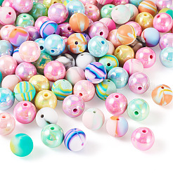 Kit fai da te per la creazione di gioielli con perline rotonde in acrilico e silicone&nbsp;DIY-TA0012-04