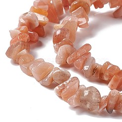 Natürliche sunstone Chip Bead Stränge&nbsp;G-M205-67