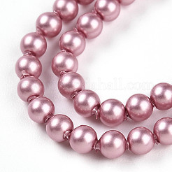 Peinture au four brins de perles de verre nacré&nbsp;HY-N002-3mm-C01